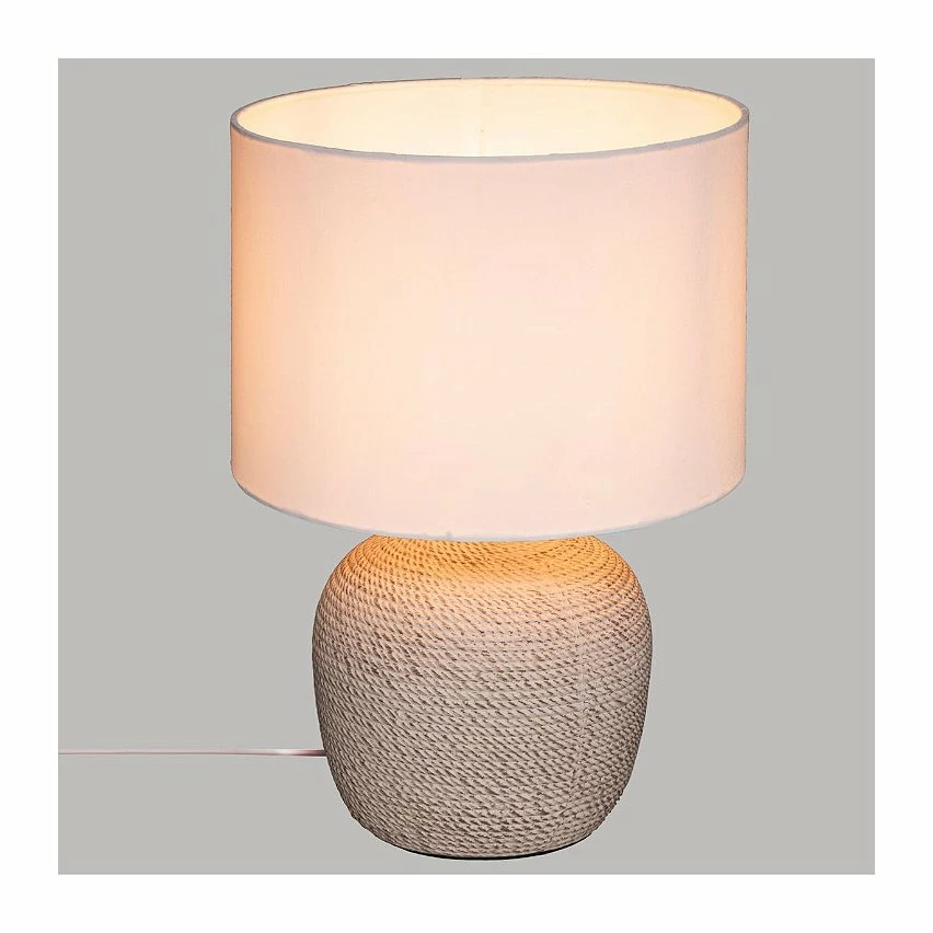 Meilleur prix ❤️ Atmosphera Lampe à poser en Céramique Beige et Abat jour Blanc H 39.5 cm ✨ 4 Meilleur prix ❤️ Atmosphera Lampe à poser en Céramique Beige et Abat jour Blanc H 39.5 cm ✨ – Image 2