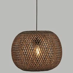Meilleur prix ❤️ Suspension en bambou D45 Sinai Atmosphera - Bambou 🌟 -Atmosphera Soldes 3560237548708 3