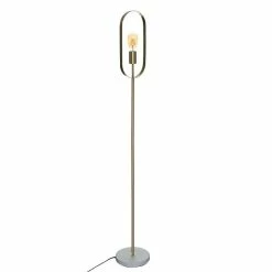 Budget 😉 Lampadaire métal doré Edi H155 Atmosphera - Or 🔔
