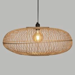 Tout neuf ✔️ Suspension bambou D60 Loren Atmosphera turel clair 💯 9 Tout neuf ✔️ Suspension bambou D60 Loren Atmosphera turel clair 💯 -Atmosphera Soldes 3560237586205 3