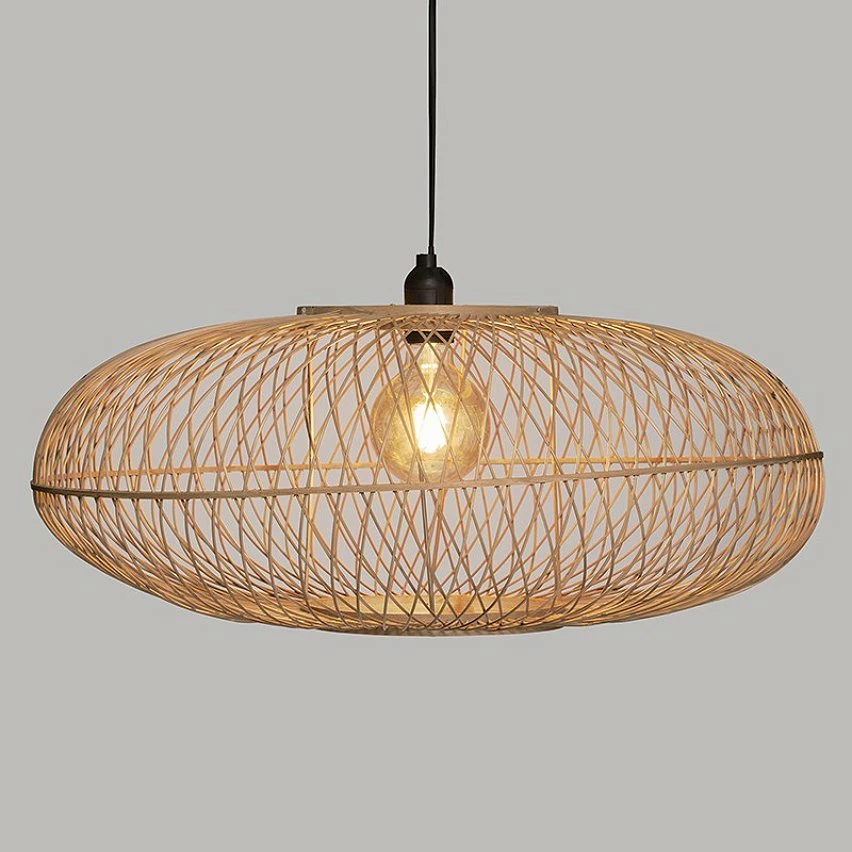 Tout neuf ✔️ Suspension bambou D60 Loren Atmosphera turel clair 💯 5 Tout neuf ✔️ Suspension bambou D60 Loren Atmosphera turel clair 💯 – Image 3