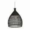 De gros 🎁 Atmosphera Luminaire Suspension en Rotin noir D 49 cm 🔔