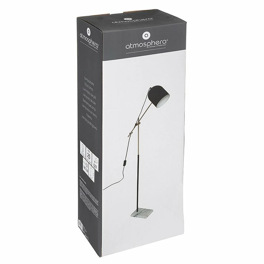 Meilleur prix ❤️ Lampadaire articulé Suite noir et doré Atmosphera - Noir 😍 6 Meilleur prix ❤️ Lampadaire articulé Suite noir et doré Atmosphera - Noir 😍 – Image 4