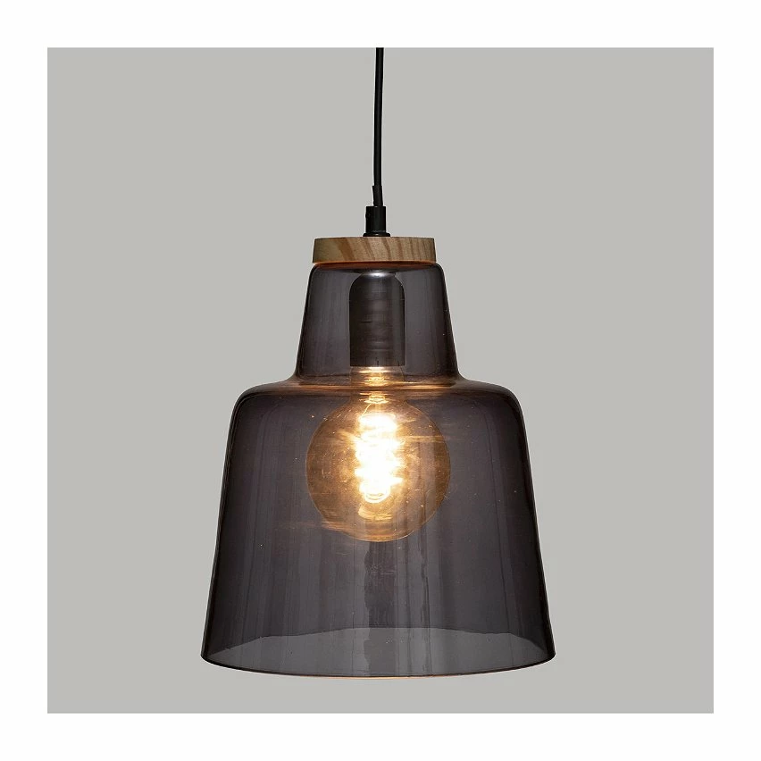 Budget 🤩 Atmosphera Luminaire Suspension en Verre Fumé D 23 cm 💯 4 Budget 🤩 Atmosphera Luminaire Suspension en Verre Fumé D 23 cm 💯 – Image 2