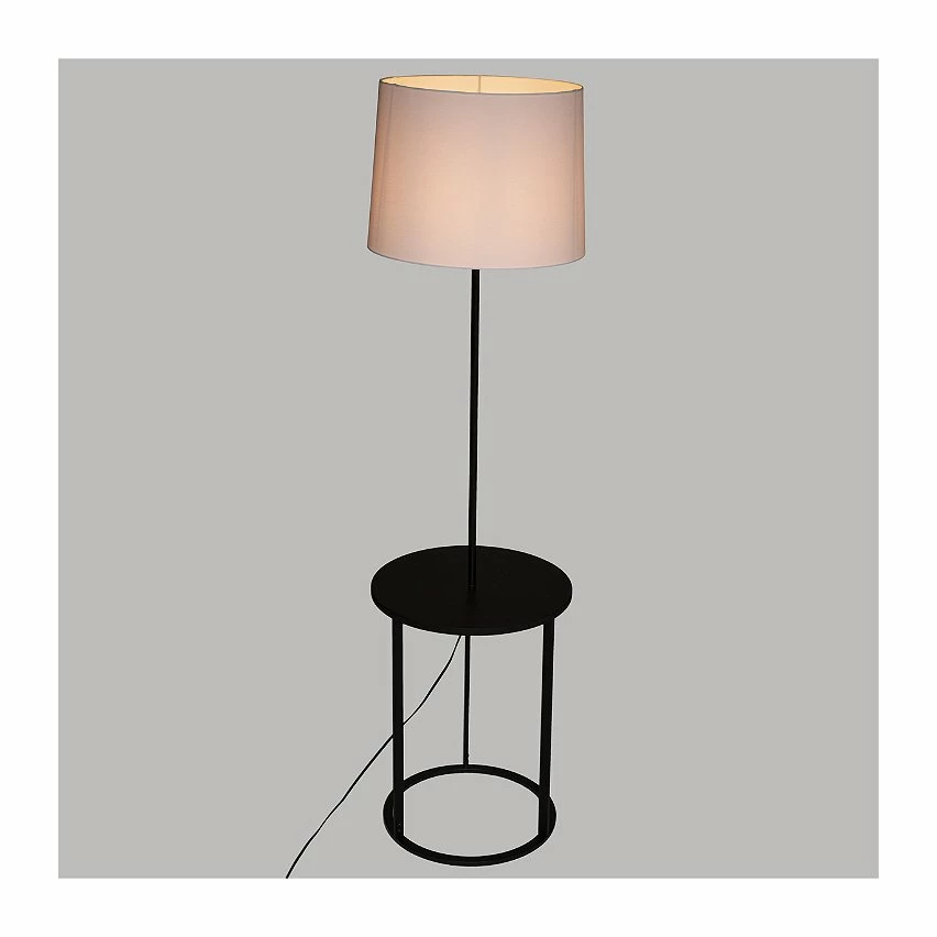 Nouveau đ Atmosphera Lampadaire en MĂ©tal Noir avec tablette H 149 cm đ 4 Nouveau đ Atmosphera Lampadaire en MĂ©tal Noir avec tablette H 149 cm đ â Image 2