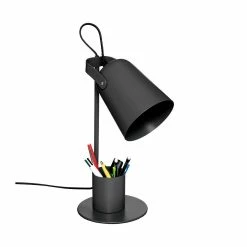 De gros ✔️ Atmosphera Lampe à poser en Métal Noir H 34 cm 🥰 -Atmosphera Soldes 3560237586410 2