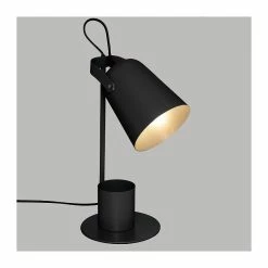 De gros ✔️ Atmosphera Lampe à poser en Métal Noir H 34 cm 🥰 -Atmosphera Soldes 3560237586410 3