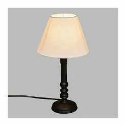 Grosses soldes 🎉 Lampe à poser en bois Esprit Campagne - Atmosphera 😉 -Atmosphera Soldes 3560237586656 2