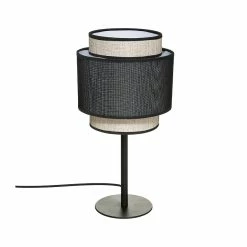 Les meilleures critiques de 🤩 Atmosphera Lampe à poser en Métal et Abat-jour Lin & Noir H 39.5 cm 😉