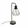 Vente flash ⭐ Atmosphera Lampe à poser en Métal filaire Noir H 46 cm ✔️ -Atmosphera Soldes 3560237586717 1