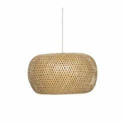 Budget 😍 Atmosphera Luminaire Suspension en Bambou D 46 cm 😉
