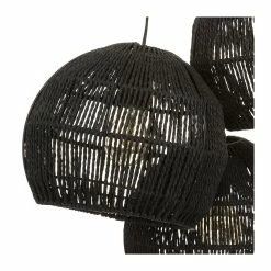 Coupon ⭐ Atmosphera Luminaire Suspension en Corde 3 Têtes D. 25 x H. 95 cm 🎁 -Atmosphera Soldes 3560237598697 3