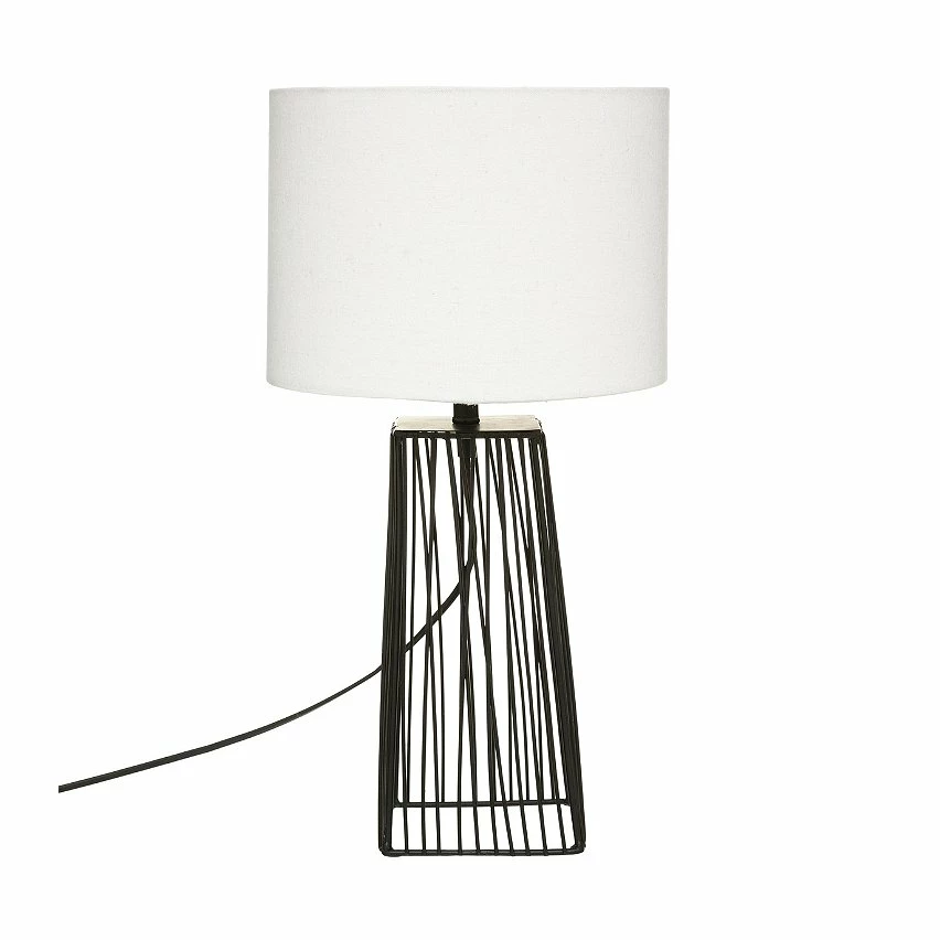 Tout neuf 🥰 Atmosphera Lampe à poser en métal Noir et abat-jour Blanc H 46 cm 😀 3 Tout neuf 🥰 Atmosphera Lampe à poser en métal Noir et abat-jour Blanc H 46 cm 😀
