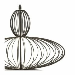 Coupon ✔️ Atmosphera Luminaire Suspension en Métal Noir D 58 cm 🎁 -Atmosphera Soldes 3560237598819 3