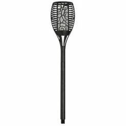 Promo 😉 Garden Lights Torche Solaire Effet Flamme "Pénélope" 75cm Noir 🛒