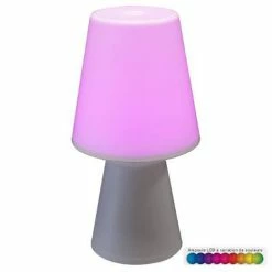 Nouveau 🧨 Atmosphera Lampe à Poser "LED" 21cm Blanc 👏 -Atmosphera Soldes 3560238387207 2
