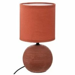 Tout neuf 🔔 Atmosphera Lampe en Céramique Pied Boule striée Vert Kaki H 24.5 cm 😍 -Atmosphera Soldes 3560238656600 1