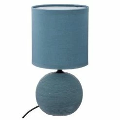 Tout neuf 🔔 Atmosphera Lampe en Céramique Pied Boule striée Vert Kaki H 24.5 cm 😍 -Atmosphera Soldes 3560238656617 1