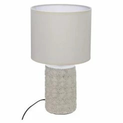 Grosses soldes 💯 Atmosphera Lampe à Poser Effet Béton "Melo" 33cm Beige 🎉