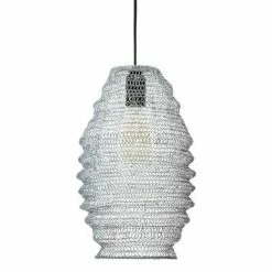 Atmosphera Soldes 6 Coupon ⌛ Atmosphera Suspension Design Maille en Fer "Ali" 36cm Argent 😉
