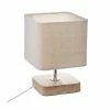 Nouveau 👍 Atmosphera Lampe à poser en Bois H 21 cm 🤩 -Atmosphera Soldes 3560238663127 1