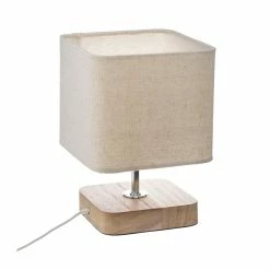 Nouveau 👍 Atmosphera Lampe à poser en Bois H 21 cm 🤩