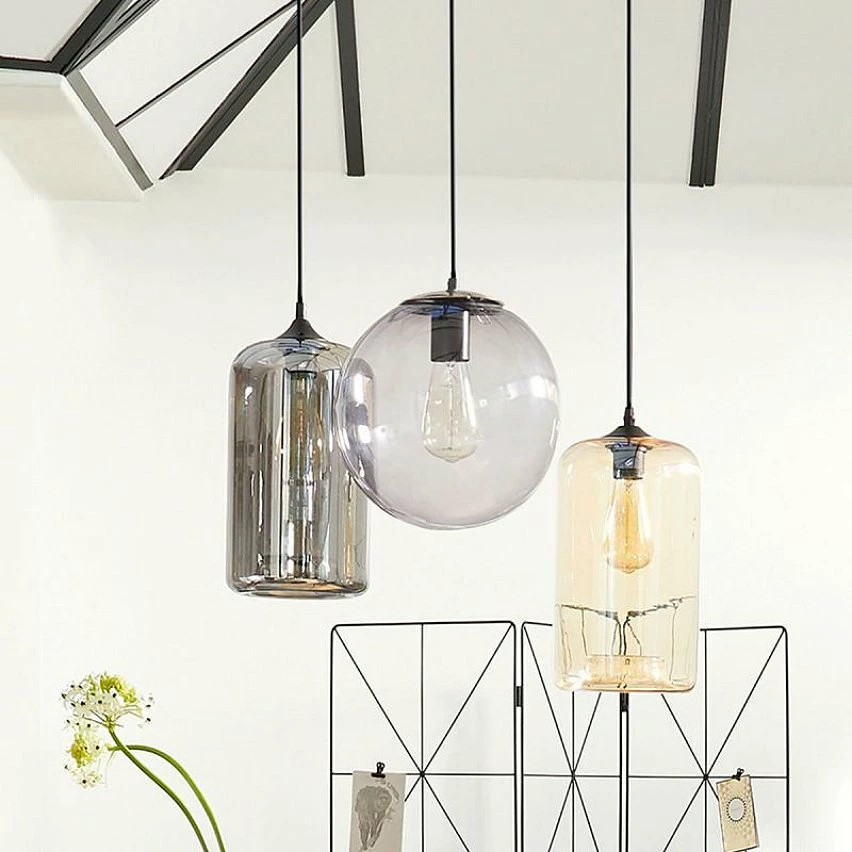 Promo đ Atmosphera Lampe Suspension en Verre FumĂ© "Boule" 25cm Gris đ„° 5 Promo đ Atmosphera Lampe Suspension en Verre FumĂ© "Boule" 25cm Gris đ„° â Image 3