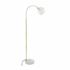Budget 🔔 Atmosphera Lampadaire en Verre Pied en métal Base en Marbre H 150 cm ❤️