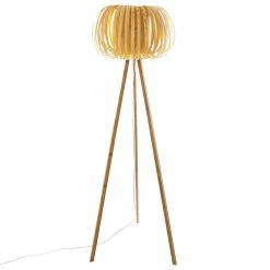 Promo ⌛ Lampadaire Effet Bois Sien - Atmosphera 😍