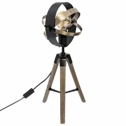 Coupon ✔️ Lampe Bois Métal - Atmosphera 💯