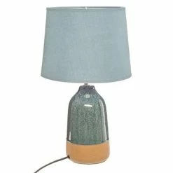 Meilleure vente ✨ Atmosphera Lampe à Poser Design "Carma" 43cm Bleu 🎉