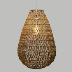 De gros 😉 Atmosphera Lampe Suspension Design "Etel" 55cm Naturel 🎁 -Atmosphera Soldes 3560238704189 2