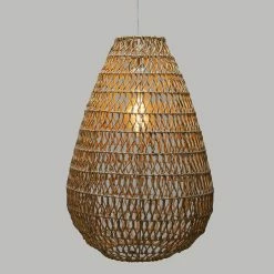 De gros 😉 Atmosphera Lampe Suspension Design "Etel" 55cm Naturel 🎁 -Atmosphera Soldes 3560238704189 4