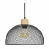 Les meilleures critiques de ⭐ Atmosphera Luminaire Suspension en Métal Noir et Bois D 30 cm 👏