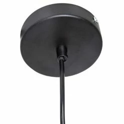 Sortie 🌟 Atmosphera Lampe Suspension Métal "Cordes" 26cm Noir ❤️ -Atmosphera Soldes 3560238704851 3