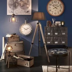 Meilleure affaire 🎁 Lampadaire trépied Runo Bistrot d'Antan - Atmosphera 😍 -Atmosphera Soldes 3560238910054 4