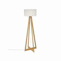 Bon marché ⭐ Lampadaire en bambou Moki - Atmosphera ✨