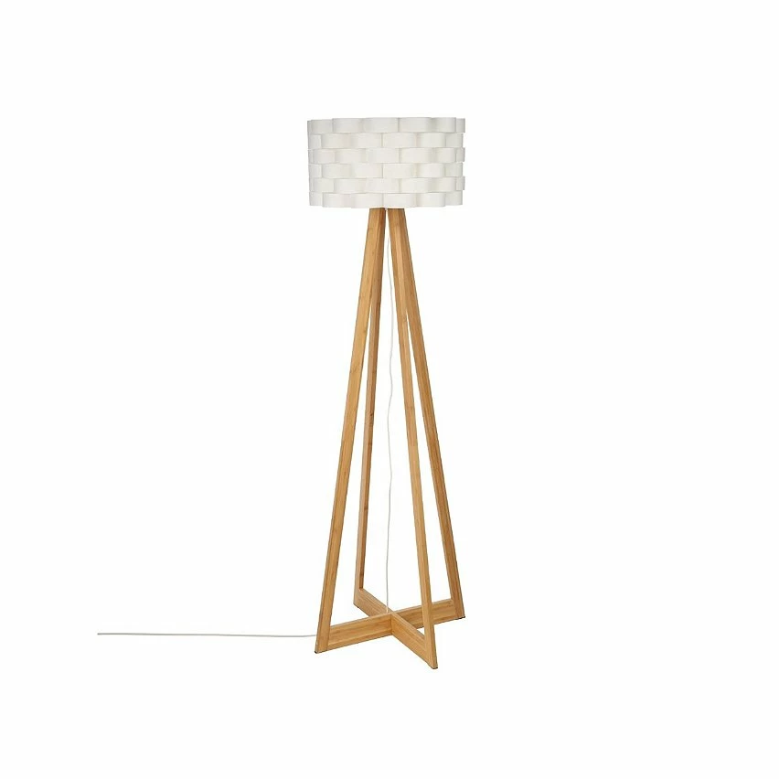 Bon marché ⭐ Lampadaire en bambou Moki - Atmosphera ✨ 3 Bon marché ⭐ Lampadaire en bambou Moki - Atmosphera ✨