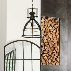 Budget ✔️ Atmosphera Lampe Suspension Métal "Factory" 58cm Gris 😉 -Atmosphera Soldes 3560239285113 4