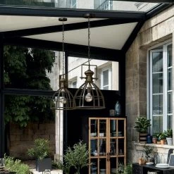 Budget ✔️ Atmosphera Lampe Suspension Métal "Factory" 58cm Gris 😉 -Atmosphera Soldes 3560239285113 5