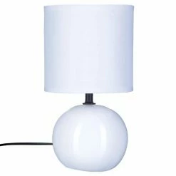 Tout neuf 🔔 Atmosphera Lampe en Céramique Pied Boule striée Vert Kaki H 24.5 cm 😍 -Atmosphera Soldes 3560239385264 2