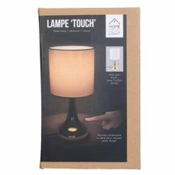 Coupon 🧨 The Home Deco Factory Lampe touch en métal cuivré 32.5 cm noir 💯 -Atmosphera Soldes 3561864333330 5