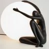Meilleure affaire 🎁 Magneticland Lampe Sphère Sculpture Etreinte Noire Collection INTERIOR 🌟