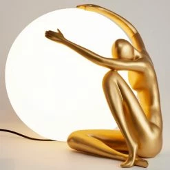 Atmosphera Soldes 28 Acheter ✔️ Magneticland Lampe Sphère Sculpture Etreinte Or Collection INTERIOR 🧨