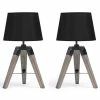 Le moins cher đ IDMARKET Lot de 2 lampes de chevet d'appoint HILDA sur pied en bois foncĂ© noires â 2 Le moins cher đ IDMARKET Lot de 2 lampes de chevet d'appoint HILDA sur pied en bois foncĂ© noires â -Atmosphera Soldes 3662897008360 1