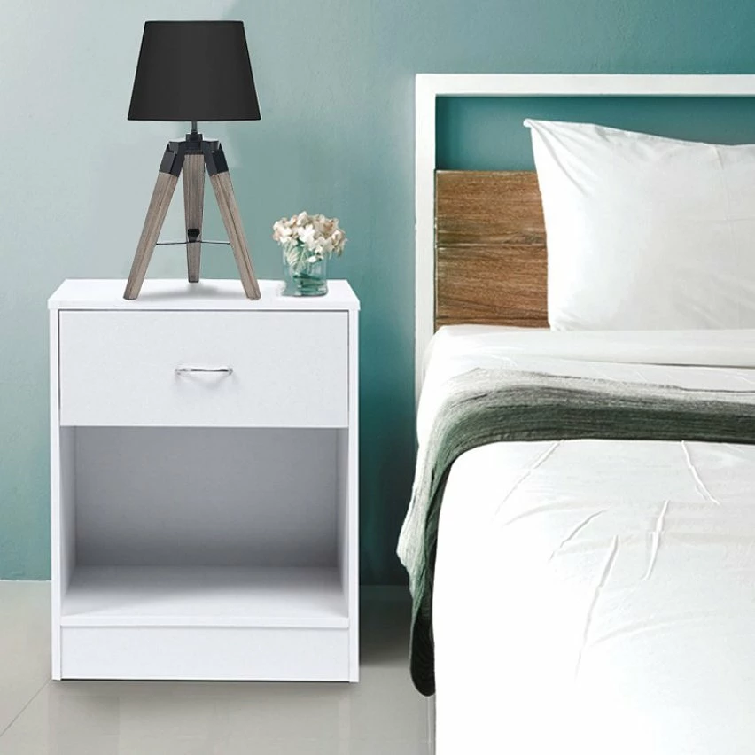 Le moins cher đ IDMARKET Lot de 2 lampes de chevet d'appoint HILDA sur pied en bois foncĂ© noires â 5 Le moins cher đ IDMARKET Lot de 2 lampes de chevet d'appoint HILDA sur pied en bois foncĂ© noires â â Image 3