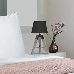 Le moins cher đ IDMARKET Lot de 2 lampes de chevet d'appoint HILDA sur pied en bois foncĂ© noires â 11 Le moins cher đ IDMARKET Lot de 2 lampes de chevet d'appoint HILDA sur pied en bois foncĂ© noires â -Atmosphera Soldes 3662897008360 5