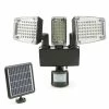 Budget 👍 IDMARKET Projecteur solaire 3 têtes 178 LED détecteur de mouvement 😉 -Atmosphera Soldes 3662897009428 1