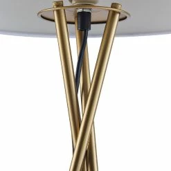 Offres 🌟 Altobuy VARSK - Lampadaire Blanc 140cm Piètement Trépied Métal Doré 🎁 15 Offres 🌟 Altobuy VARSK - Lampadaire Blanc 140cm Piètement Trépied Métal Doré 🎁 -Atmosphera Soldes 3663738033138 4