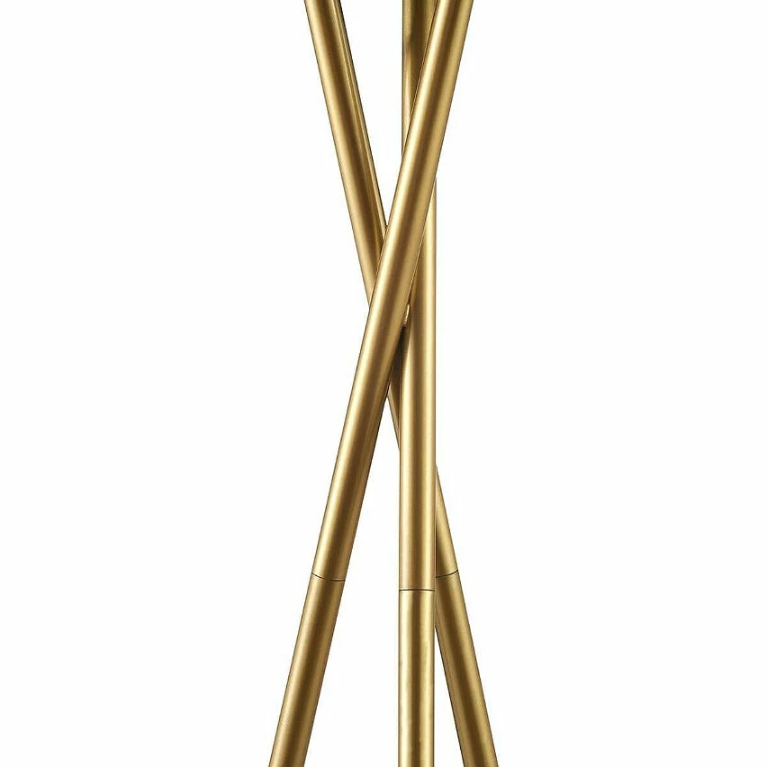 Offres 🌟 Altobuy VARSK - Lampadaire Blanc 140cm Piètement Trépied Métal Doré 🎁 10 Offres 🌟 Altobuy VARSK - Lampadaire Blanc 140cm Piètement Trépied Métal Doré 🎁 – Image 8